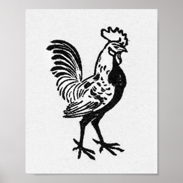 Affiche Julie de Graag Rooster (Devant)
