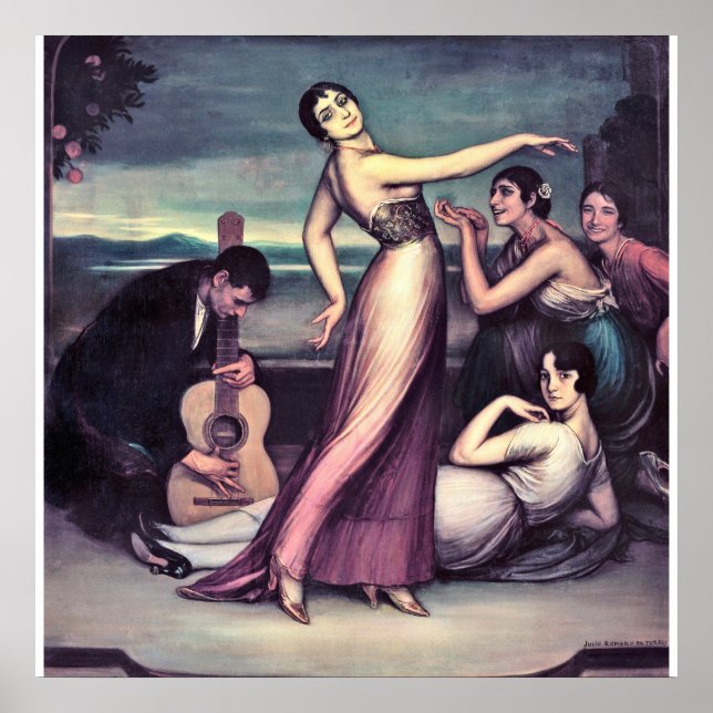 Affiche Julio Romero De Torres - Chansons Et Danses Flamen (Devant)