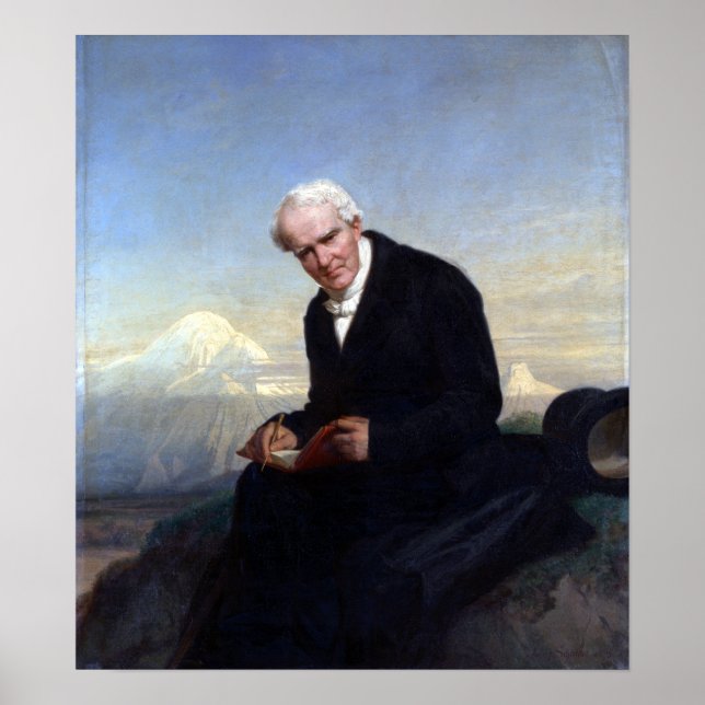 Affiche Julius Schrader Baron Alexander von Humboldt (Devant)
