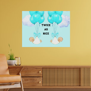 Affiche Jumeaux garçons
