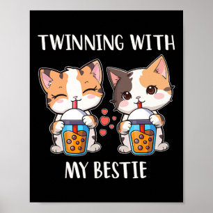 Affiche Jumelage avec mes Amoureux de les chats de la best