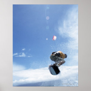 Affiche Jumping Wakeboarder