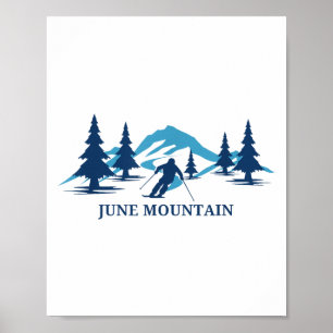 Affiche June Mountain California Ski Resort _