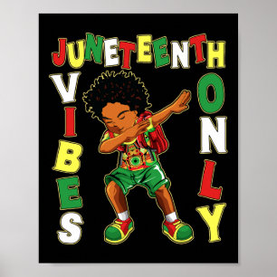 Affiche Junet1 Vibes Uniquement Melanin African American B