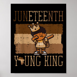 Affiche JunetDix Boy Dab Young King mignonne African Boys