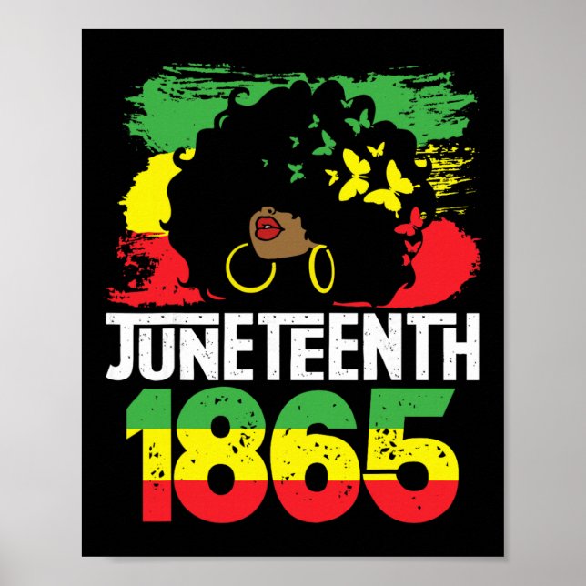 Affiche Juneteenth est mon jour de l'indépendance Femmes n (Devant)