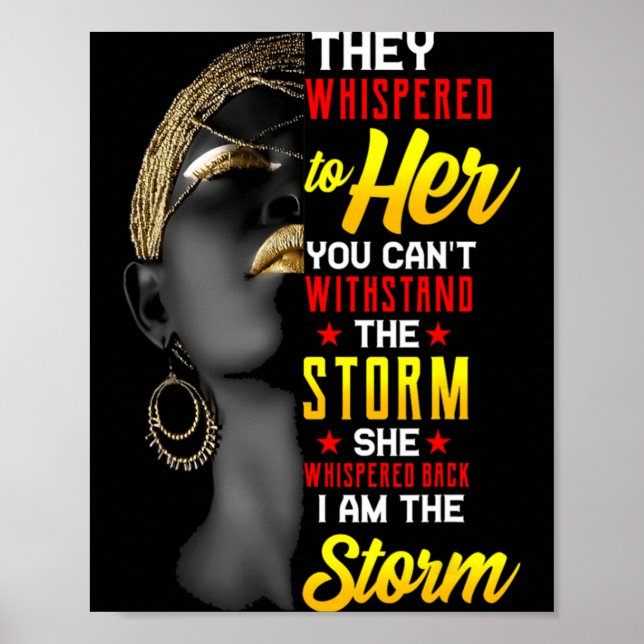 Affiche Juneteenth je suis les femmes noires histoire noir (Devant)