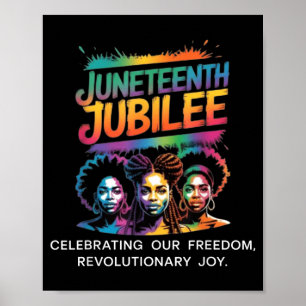 Affiche Juneteenth jubilé jour de liberté afro-américain