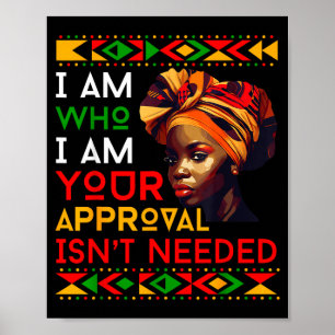 Affiche Juneteenth reine noire africaine femmes noires noi