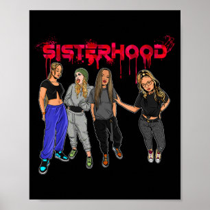 Affiche Juneteenth sororité sœur amis de quartier
