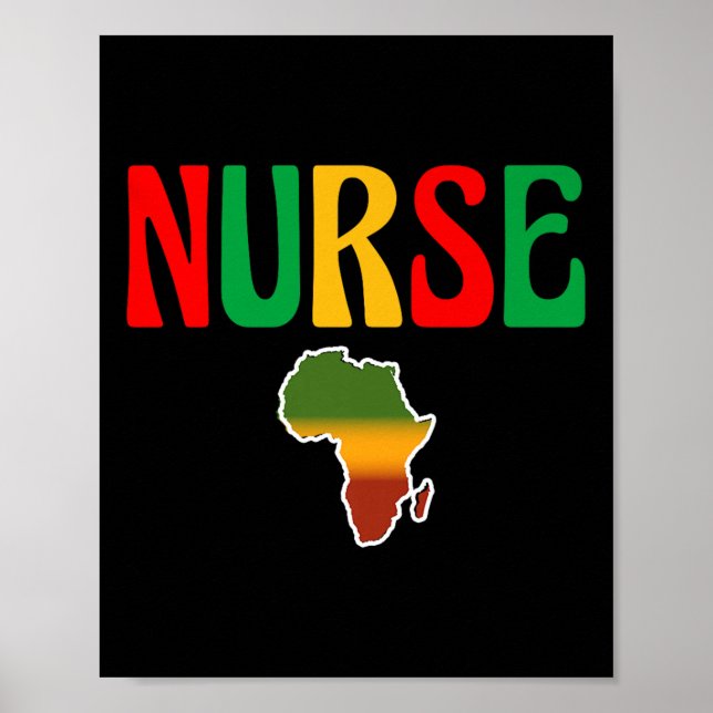 Affiche Junetten African American Nurse Pride M Africain (Devant)