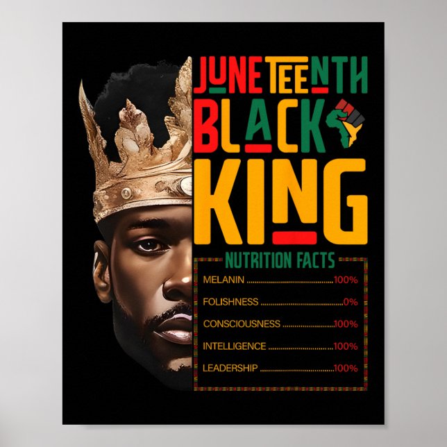 Affiche Junetten Black King Pride African Nutritionfa (Devant)