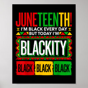 Affiche Junetten Blackity Histoire noire Femmes africaines