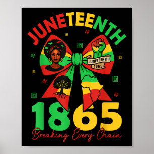 Affiche Junetten Briser chaque chaîne depuis 1865 Coquett