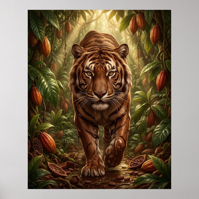Affiche Jungle du Tigre de Chocolat (Devant)
