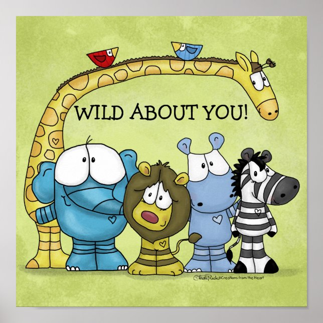 Affiche Jungle Friends-Wild About You (Devant)