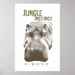 Affiche Jungle Instinct™_Kiboko_2 tone brown