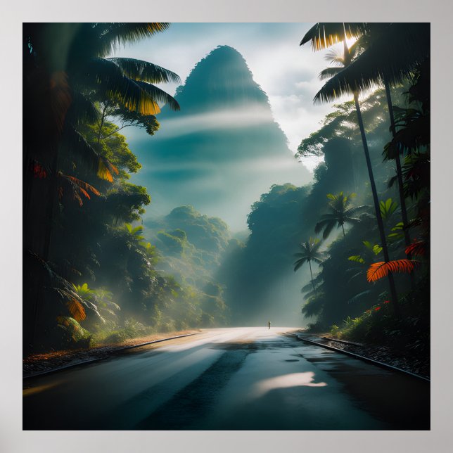 Affiche Jungles tropicaux profonds d'Asie du Sud-Est (Devant)