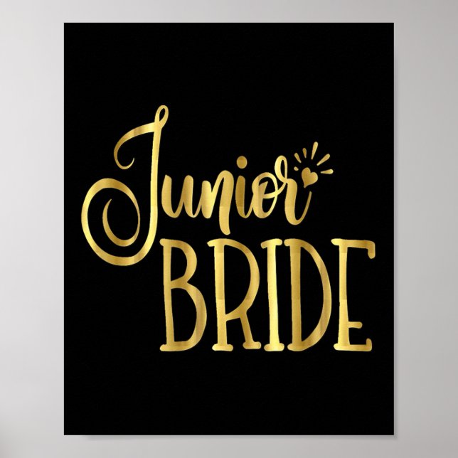 Affiche Junior Mariée Fête de mariage Groom Enfants (Devant)