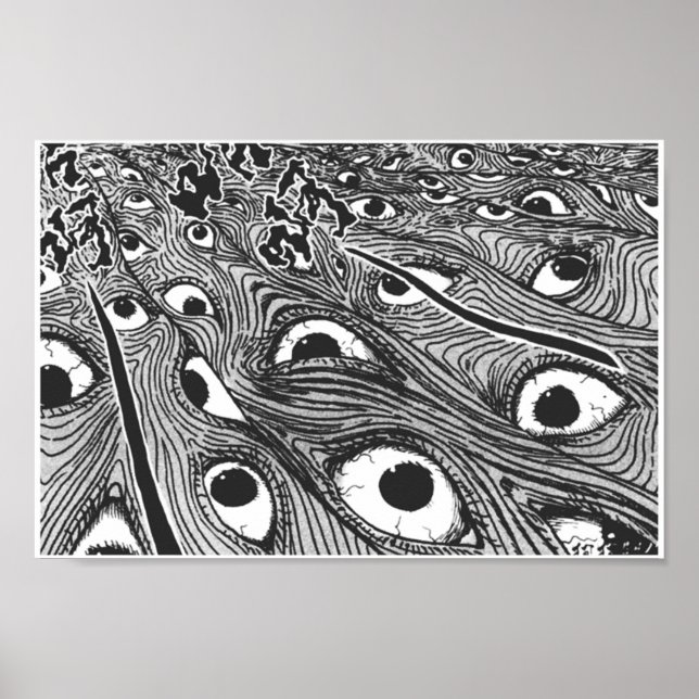 Affiche Junji Ito Eyes (Devant)