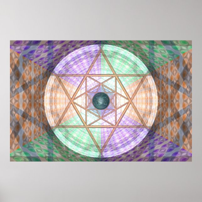 Affiche Jupiter Et Terre Par Martineau (Devant)