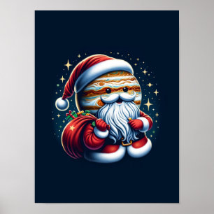 Affiche Jupiter Jolly Old St. Nick Santa Claus Astrologie