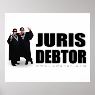 Affiche "Juris Debtor" Imprimer