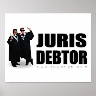 Affiche "Juris Debtor" Imprimer