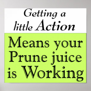 Affiche Jus de pruneau