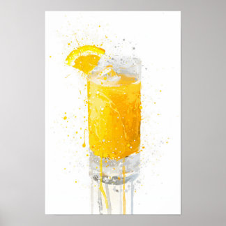 Affiche Jus d'orange