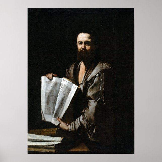 Affiche Jusepe de Ribera Euclid (Devant)