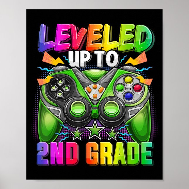 Affiche Jusqu'À La 2E Année Gamer Retour À L'École Premièr (Devant)