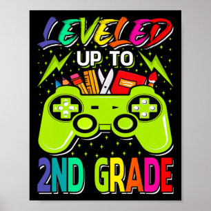 Affiche Jusqu'À La 2E Année Joueur Retour À L'École Premiè
