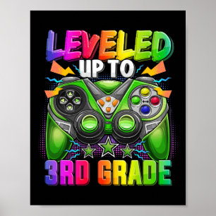 Affiche Jusqu'À La 3E Classe Gamer Retour À L'École Premiè