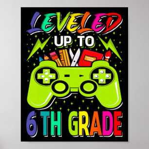 Affiche Jusqu'À La 6E Année Joueur Retour À L'École Premie