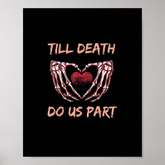 Affiche Jusqu'à la mort Faisons-nous partie Squelette Main (Devant)