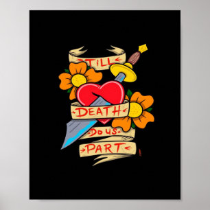 Affiche Jusqu'à la mort Faisons-nous partie Tatouage Vinta