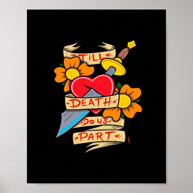 Affiche Jusqu'à la mort Faisons-nous partie Tatouage Vinta (Devant)