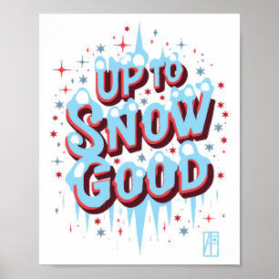 Affiche Jusqu'à la neige Bonne - Inscription d'hiver - Fun