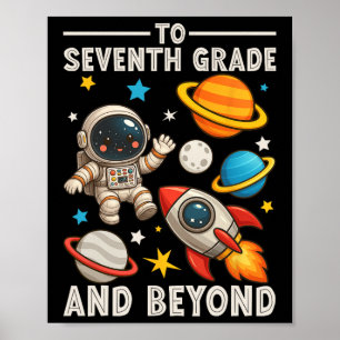Affiche Jusqu'à la septième année et au-delà Astronaute dr