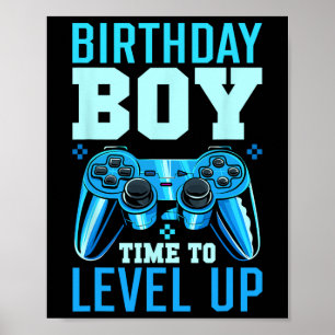 Affiche Jusqu'à l'anniversaire Jeu de jumelage de garçons 
