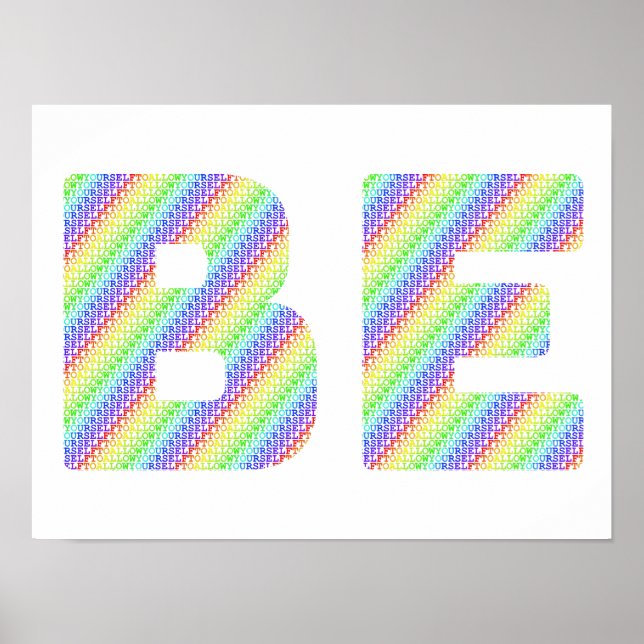 Affiche Just BE: The Permission to Exist Rainbow Art Poste (Devant)