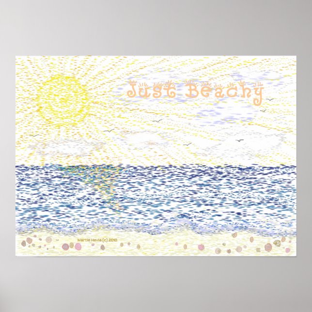 Affiche Just Beachy - Print (Devant)