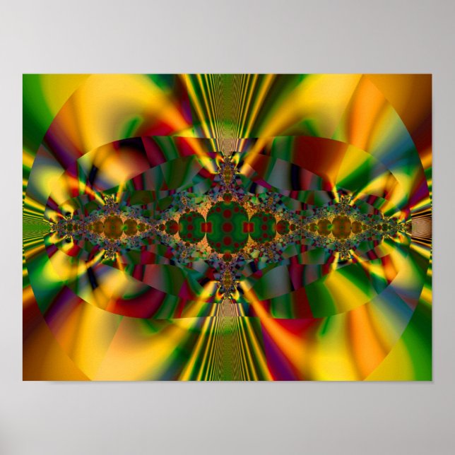 Affiche Just Math Cool Abstract Fine Fractal Art (Devant)