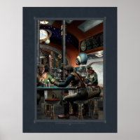 Juste autour de l'affiche du coin (18x24")