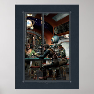 Affiche Juste autour de l'affiche du coin (18x24")