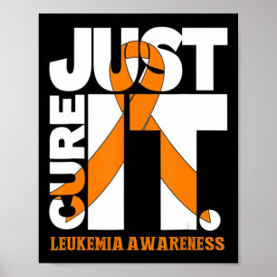 Affiche Juste Cure Leukemia Sensibilisation Ruban Hommes F