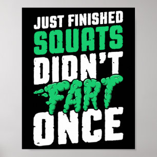 Affiche Juste Fini Les Squats N'Ont Pas Pu Une Fois La Con