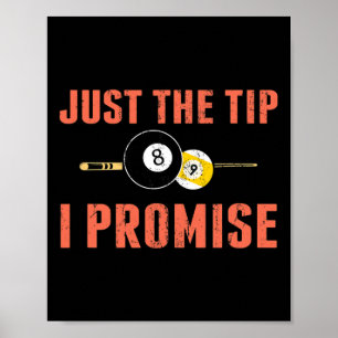 Affiche Juste Le Conseil 8 Ll Pool Billard Joueur Drôle