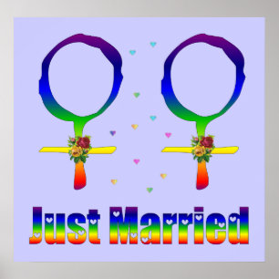 Affiche Juste lesbiennes mariées